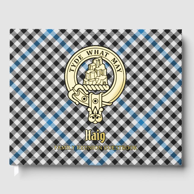 Livre d'or de la réunion de la famille Haig (Recto)