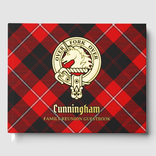 Livre d'or de la Réunion familiale de Cunningham (Recto)