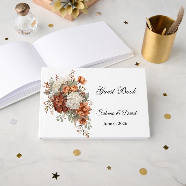 Livre d'or de mariage (Recto ouvert)