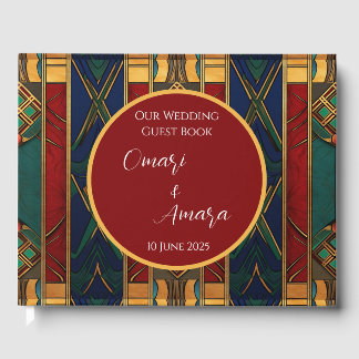 Livre d'or de mariage Afrocentrique personnalisé p