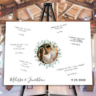Livre d'or de mariage alternatif avec photo de euc