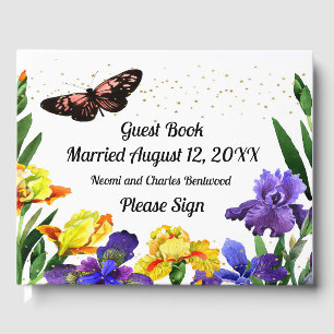 Livre d'or de mariage avec Iris