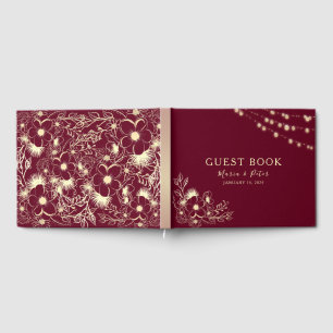 Livre d'or de mariage bordeaux