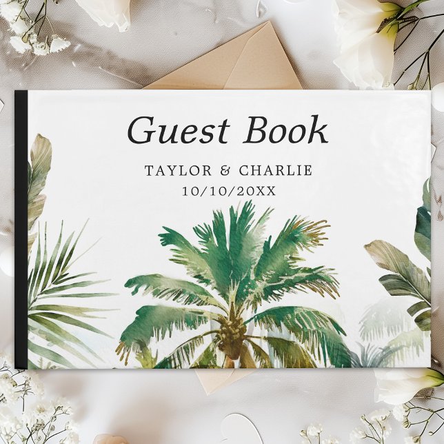 Livre d'or de mariage de destination de plage trop (Créateur téléchargé)