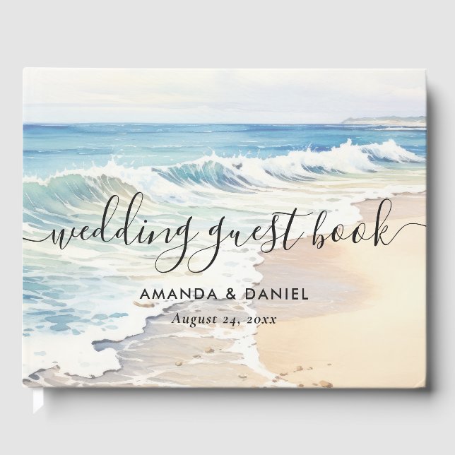 Livre d'or de mariage de destination Rolling Waves (Recto)