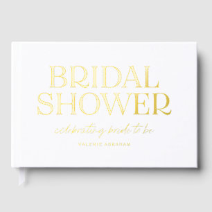 Livre d'or de mariage élégant pour invités