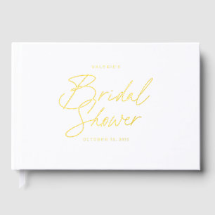 Livre d'or de mariage élégant pour la fête de fian