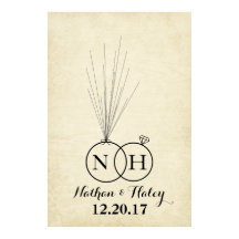 Livre d'or de mariage empreinte pouce ballon initi