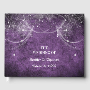 Livre d'or de mariage gothique Halloween