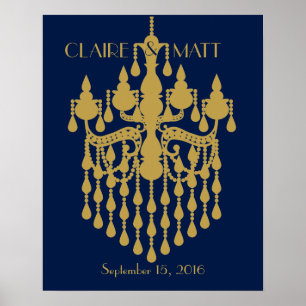 Livre d'or de mariage Great Gatsby Art Déco