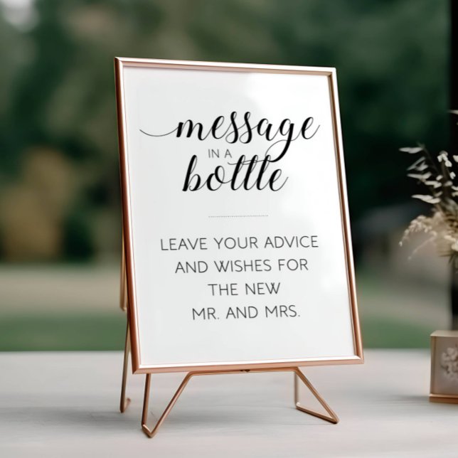 Livre d'or de mariage Message dans une bouteille S (Créateur téléchargé)