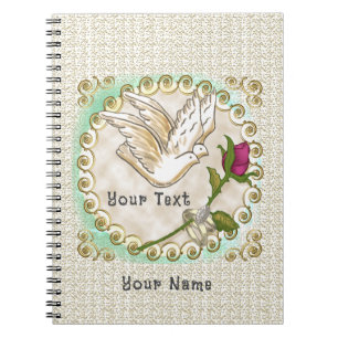 Livre d'or de mariage personnalisé Dove