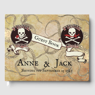 Livre d'or de mariage pirate