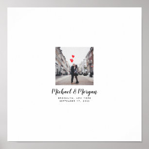 Livre d'or de mariage pour des vœux manuscrits