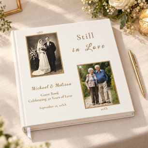 Livre d'or de mariage pour les 50 ans de mariage a
