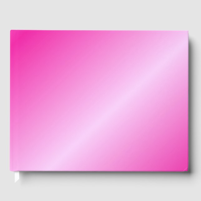 livre d'or de mariage rose, décoration festive, be (Recto)