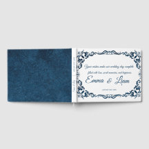 Livre d'or de mariage rustique mexicain