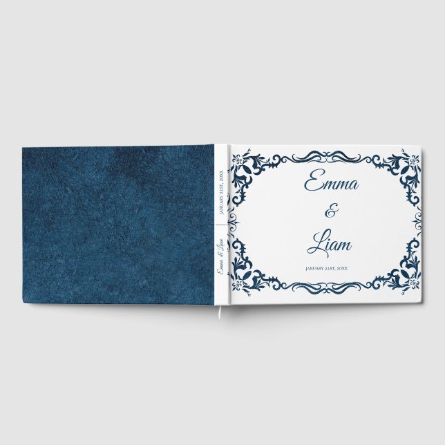 Livre d'or de mariage rustique mexicain  (Complet)