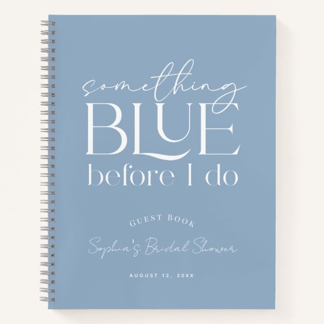 Livre d'or de mariage Something Blue (Devant)