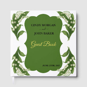 Livre d'or de mariage Vert mousse - Muguet