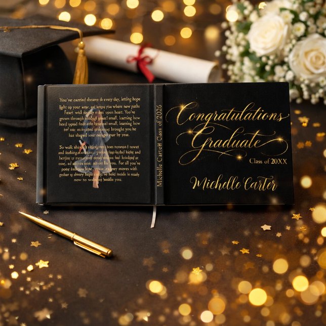 Livre d'or de remise de diplômes sentimental  (Créateur téléchargé)