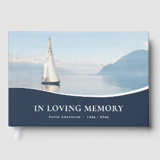 Livre d'or de souvenir nautique de bateau