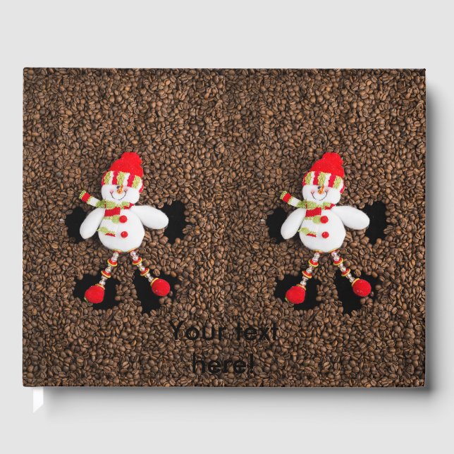 Livre D'or Décor de Noël snowman (Recto)