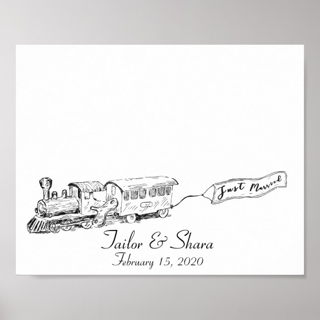 Livre d'or des empreintes digitales de train de ma (Devant)