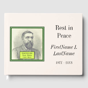 Livre d'or des funérailles conservatrices et raffi