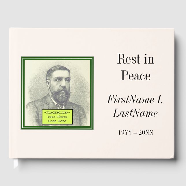 Livre d'or des funérailles conservatrices et raffi (Recto)