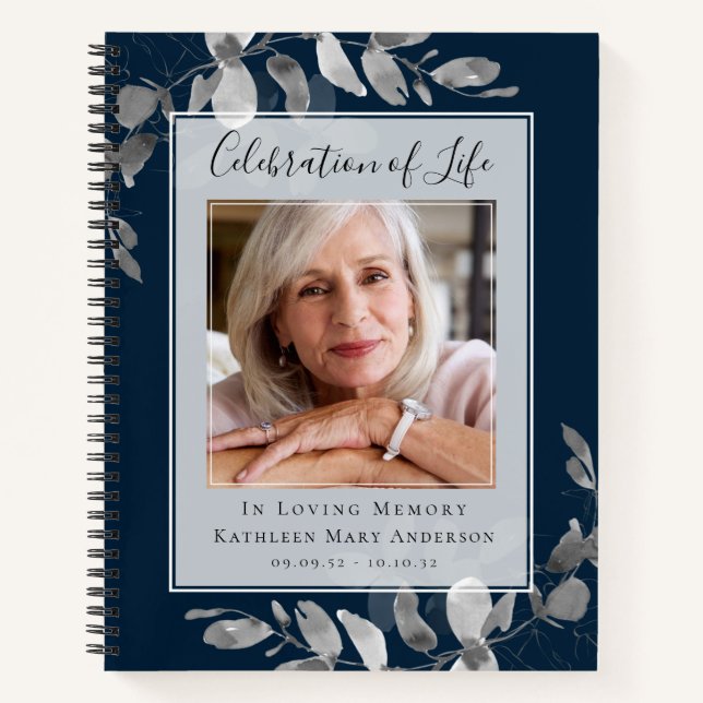 Livre d'or des funérailles de l'Eucalyptus en arge (Devant)