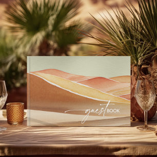 Livre D'or Desert Vibes Paysage Cactus Motif Mariage ID1019