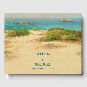 Livre D'or Destination de mariage de plage côtière à l'aquare
