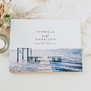 Livre D'or Destination Mariage à Quai du lac MAIRI aquarelle