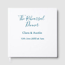 dîner de répétition la veille simple minimal m