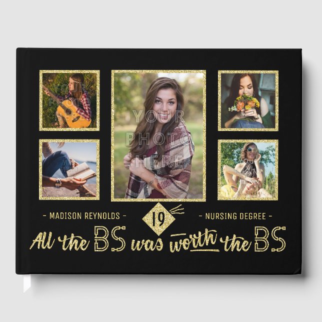 Livre D'or Diplôme de baccalauréat universitaire Diplôme Funn (Recto)