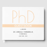 Doctorat White Cream Grey Graduation Party