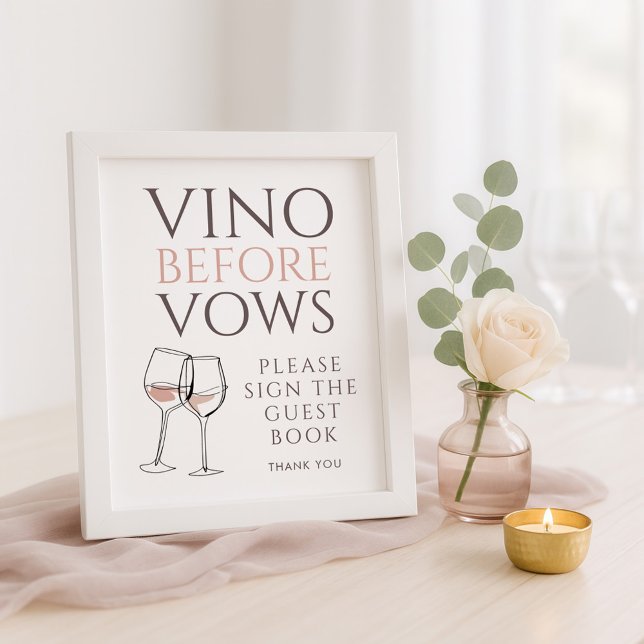 Livre d'or doodle Vino Before Vows pour enterremen (Créateur téléchargé)
