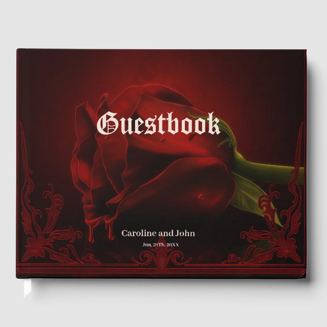 Livre D'or Drama of Love, le Rose gothique de Memory. (Recto)