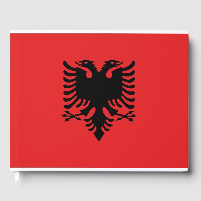 Livre D'or Drapeau Albanie (Recto)