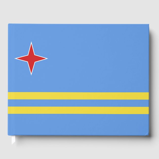 Livre D'or Drapeau d'Aruba (Recto)