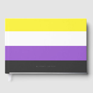 Livre D'or Drapeau de fierté non binaire de SlipperyJoe's jau