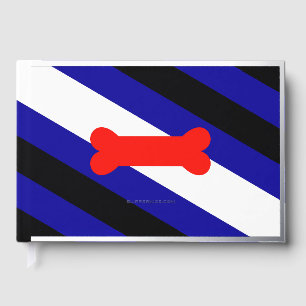 Livre D'or Drapeau de la fierté de jeu de chiots de SlipperyJ