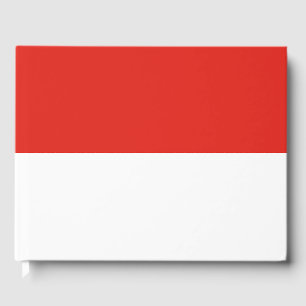 Livre D'or Drapeau de l'Indonésie