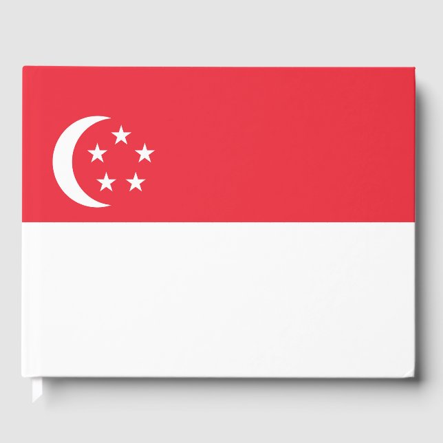 Livre D'or Drapeau de Singapour (Recto)
