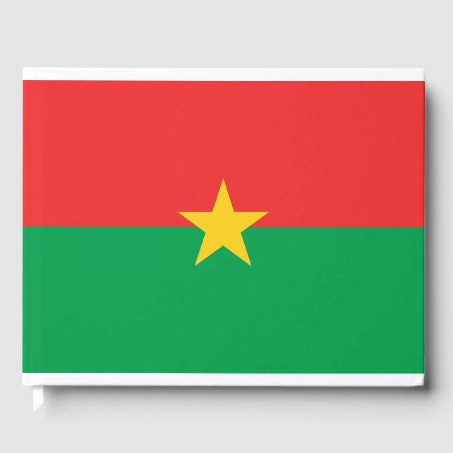Livre D'or Drapeau du Burkina Faso (Recto)