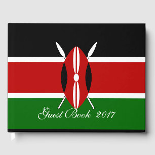 Livre D'or Drapeau du Kenya Massaï Bendera ya Kenya