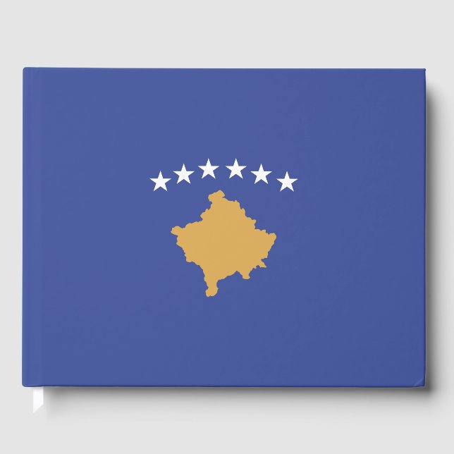 Livre D'or drapeau du Kosovo (Recto)