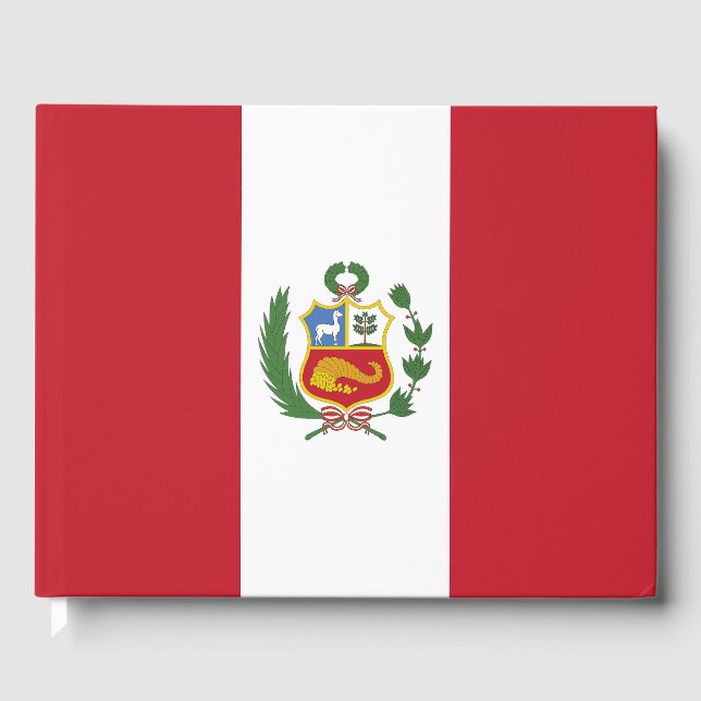 Livre D'or Drapeau du Pérou (Recto)