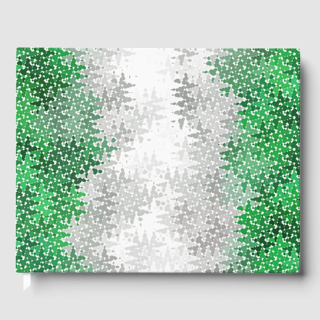 Livre D'or Drapeau Grayromantic Fierté Trippy Abstrait (Recto)
